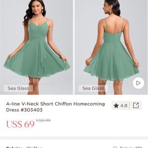 JJs House V-Neck Mini Dress - worn once